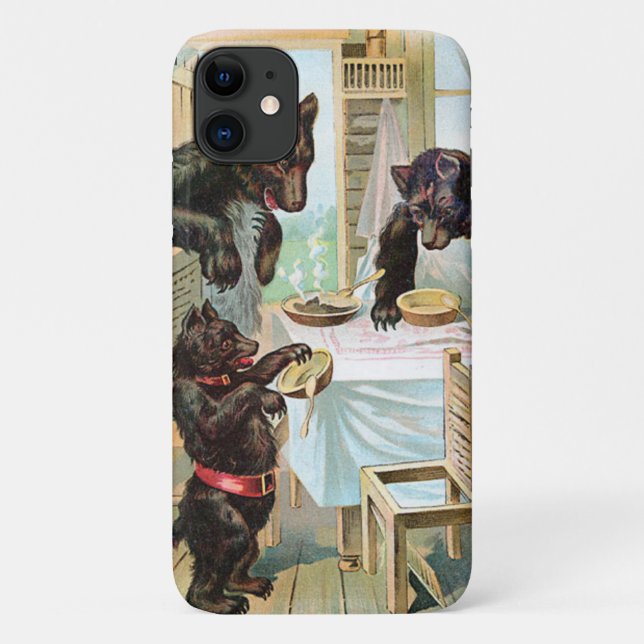 Coques Case-Mate iPhone Les trois ours (Dos)