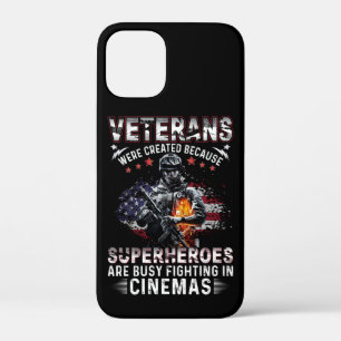 Case-Mate iPhone Case Les vétérans parce que les super-héros sont occupé