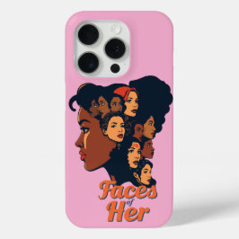 Coque iPhone 15 Pro Les visages de sa fête du Mois de l’histoire des f