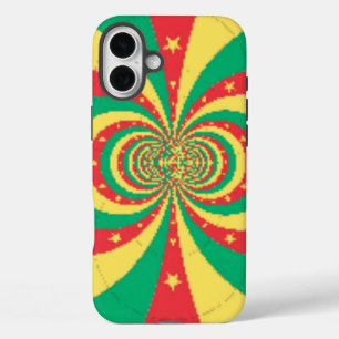 Coques iPhone 16 Plus L'Esprit du Cameroun Drapeau des Lions Indomptab
