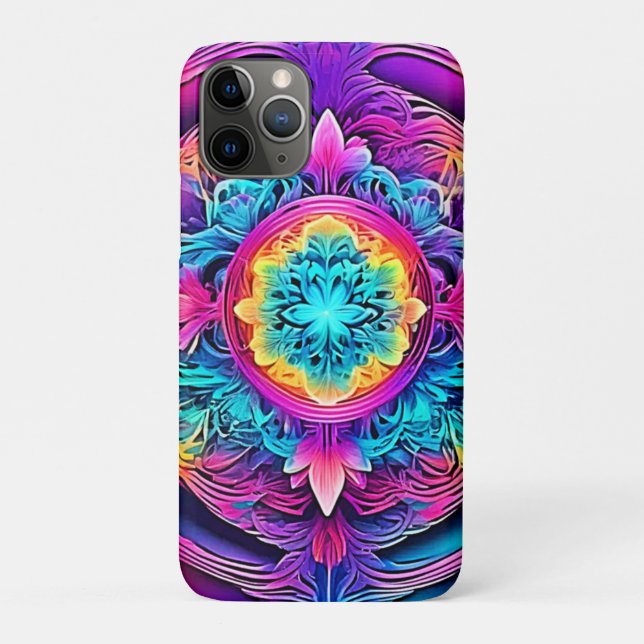 Coques Case-Mate iPhone L'Esprit Mandala vibrant (Dos)