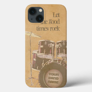 iPhone 13 Case Let the Good Times Rock (personnalisable)
