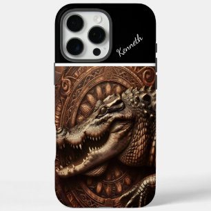Coques iPhone 16 Pro Max L'étreinte ancienne de l'alligator