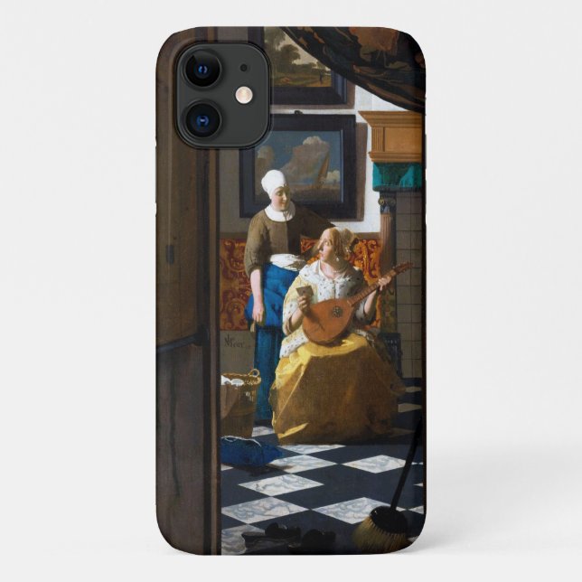 Coques Case-Mate iPhone Lettre d'amour, Johannes Vermeer (Dos)
