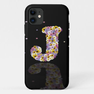 Case-Mate iPhone Case Lettre de fleurs J