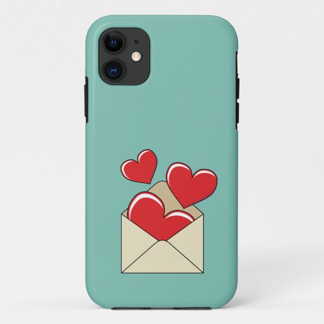 Coques Case-Mate iPhone Lettre de love (Dos)
