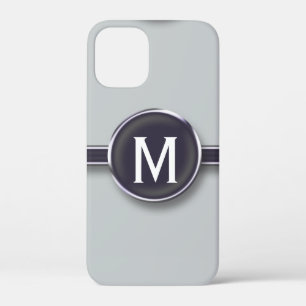 Case-Mate iPhone Case Lettre de machine à écrire Monogram Silver