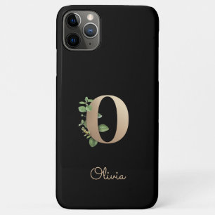 Case-Mate iPhone Case LETTRE D'OR MONOGRAPHIQUE BOtanique Élégante O