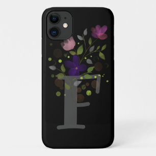 Case-Mate iPhone Case Lettre initiale F Plus Design floral