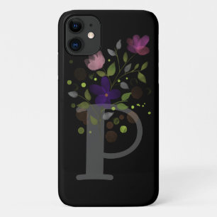 Case-Mate iPhone Case Lettre initiale P Plus Design floral