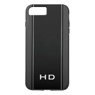 Etui iPhone Case-Mate Lettre monogramme moderne noir personnalisé homme