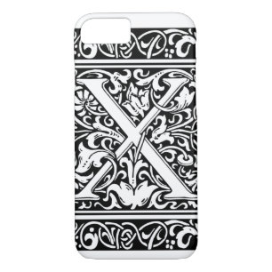 Etui iPhone Case-Mate Lettre X Monogramme médiéval Art Nouveau