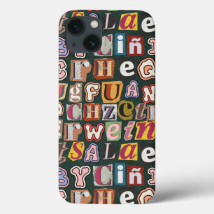 Case-Mate iPhone Case Lettres uniques amusantes dessinées à la main Colo
