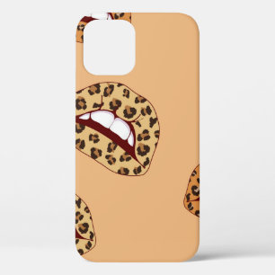 Case-Mate iPhone Case lèvres Empreintes de léopard sans couture motif, l