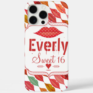 Coques iPhone 16 Pro Max Lèvres Mme Hipster Vintage Retro Bride