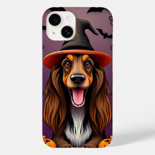 Coque Pour iPhone 14 Lévrier afghan chien halloween