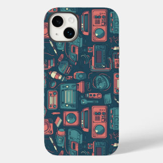 Coque Pour iPhone 14 Plus L'explosion du passé : la technologie des années 8