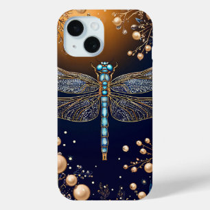 Coque Pour iPhone 15 Libellule vibrante