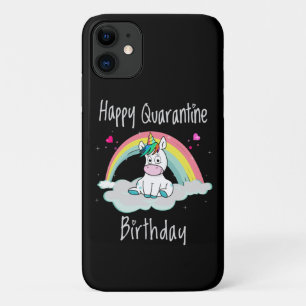 Case-Mate iPhone Case Licorne d'anniversaire de quarantaine arc-en-ciel