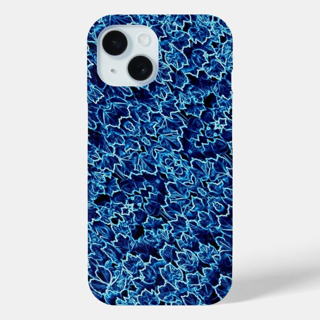Coques Case-Mate iPhone Lierre bleu givré (Verso)