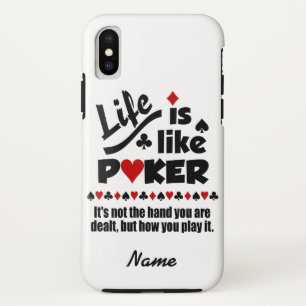Etui iPhone Case-Mate Life Like Poker personnalisé nom de téléphone cas