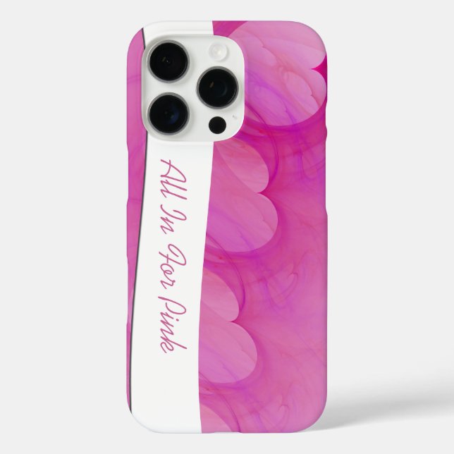 Coques Case-Mate iPhone Ligne Abstraite Coeur rose soyeux (Verso)