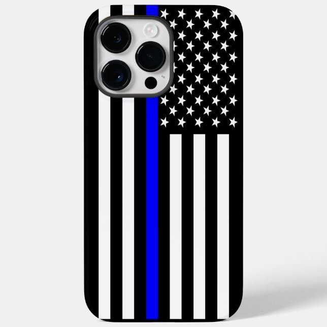 Coques Case-Mate iPhone Ligne Bleue fine aux États-Unis (Verso)