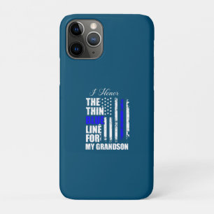 Case-Mate iPhone Case Ligne Bleue Mince Drapeau De Police Retour Le Bleu