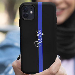 Etui iPhone Case-Mate Ligne Bleue Mince : Femme de police Iphone SE/5/5s