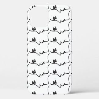 Case-Mate iPhone Case Ligne continue, profils faciaux, illustration arti