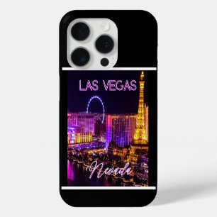 Coque iPhone 15 Pro Ligne d'atterrissage de Las Vegas