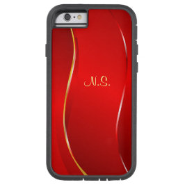 Etui iPhone 13 Ligne rouge Abstraite