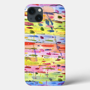 Case-Mate iPhone Case Lignes colorées Aquarelle Abstraite