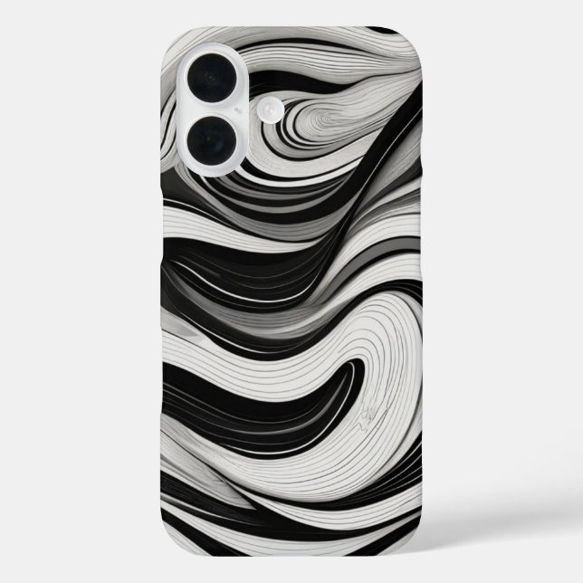 Coques Case-Mate iPhone Lignes de vague de flux (Verso)
