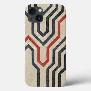 Etui iPhone Case-Mate Lignes graphiques oranges et bleues