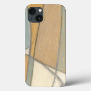 Etui iPhone 13 Lignes incurvées et tons assourdis de la terre