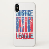 Ligue de Justice | Blue & Red Group Pop Art