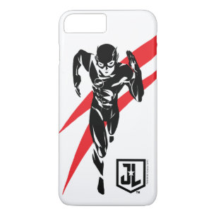 Etui iPhone Case-Mate Ligue de Justice Flash Running Noir Pop Art
