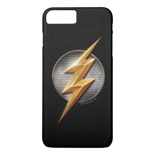 Coques Case-Mate iPhone Ligue de Justice | Le symbole de boulon métallique (Dos)