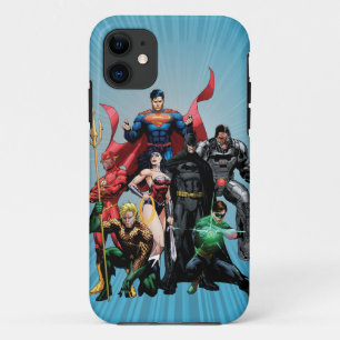 Coque Case-Mate Pour iPhone Ligue de la justice - Groupe 2