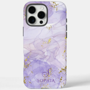 Coques iPhone 16 Pro Max Lilac couleur violet encre personnalisable