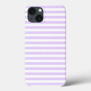 Case-Mate iPhone Case Lilac violet et blanc bonbons rayures