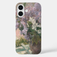 Lilacs dans la fenêtre par Mary Cassatt Peintre am