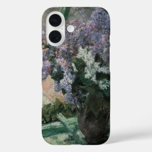 Coques iPhone 16 Lilacs dans une fenêtre par Mary Cassatt, Art Vint