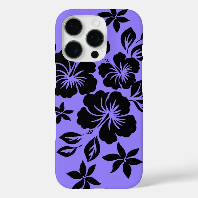 Coques Case-Mate iPhone Lilikoi Hibiscus Lavande Florale Hawaïenne (Verso)