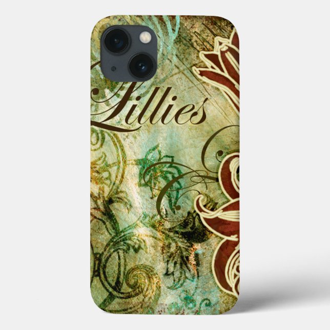 Coques Case-Mate iPhone Lillies (Verso)