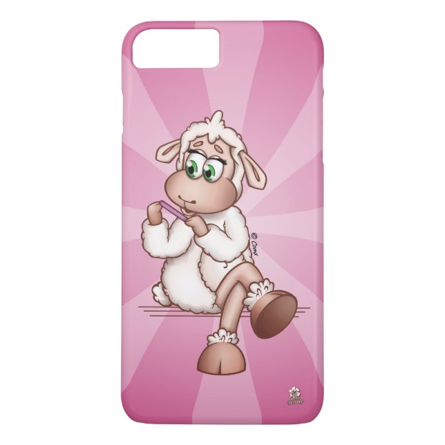Coques Case-Mate iPhone Lilly les moutons au spa de manucure - couverture (Dos)