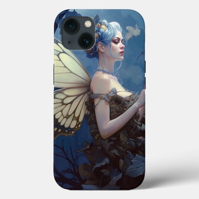 Coques Case-Mate iPhone L'Imaginaire Fairy Bois Bleu (Verso)