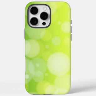 Coques iPhone 16 Pro Max Lime green bokeh (tous les téléphones)