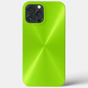 Case-Mate iPhone Case Lime Vert brillant acier inoxydable métal